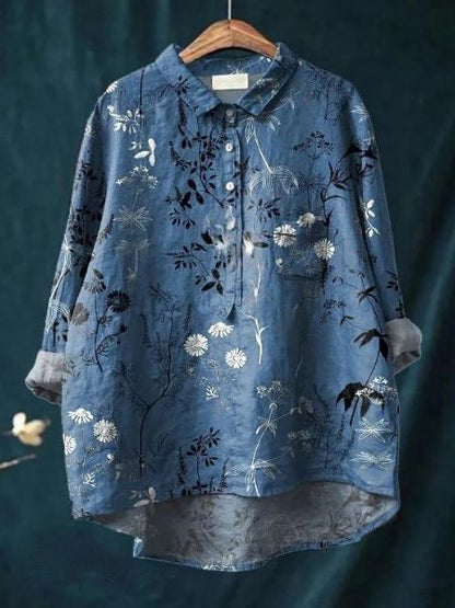 Lila – Blusa con estampado floral
