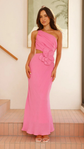 Camila™ | Vestido largo ajustado de un solo hombro