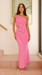 Camila™ | Vestido largo ajustado de un solo hombro