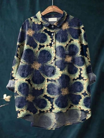 Lila – Blusa con estampado floral