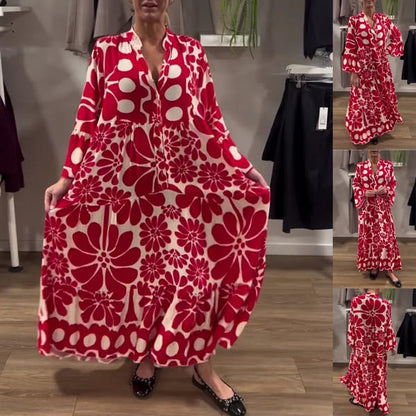 Cora™ | Vestido maxi elegante con estampado