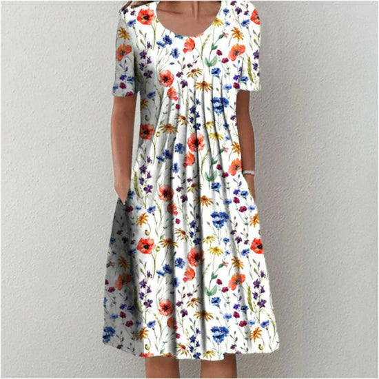 Sofia™ | Vestido Floral Casual con Bolsillos