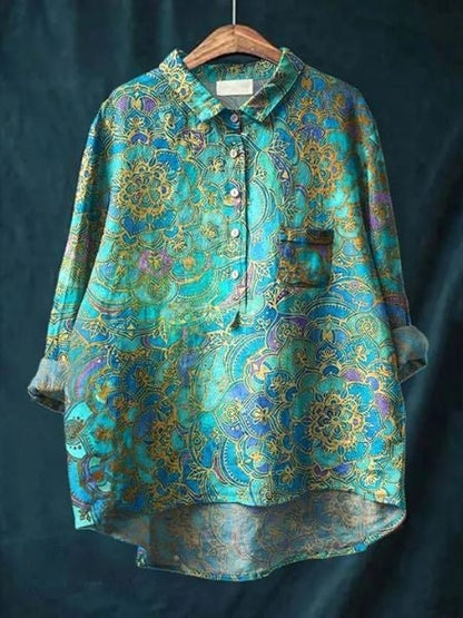 Lila – Blusa con estampado floral