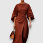 Julie™ – Vestido Elegante con Mangas Abullonadas