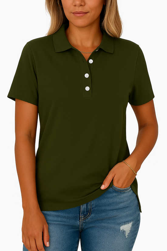 Julia™ | Polo Transpirable con Toque de Elegancia