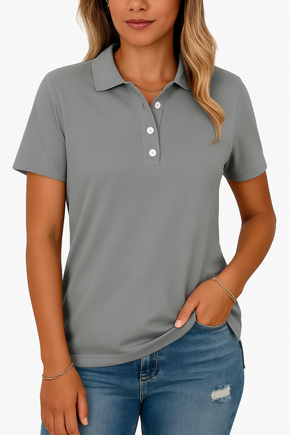 Julia™ | Polo Transpirable con Toque de Elegancia
