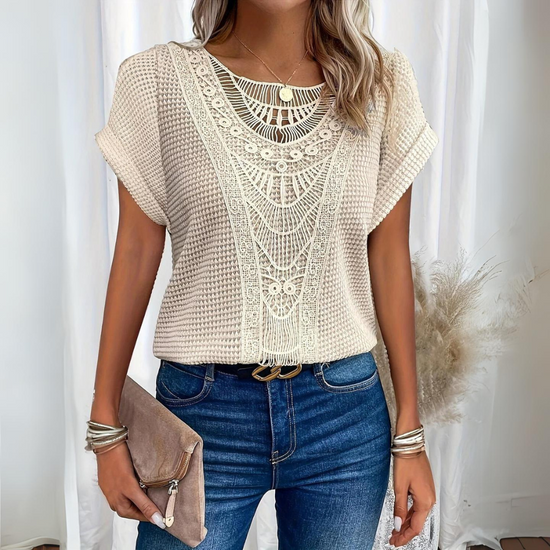 Sophie – Top kanten chic y elegante