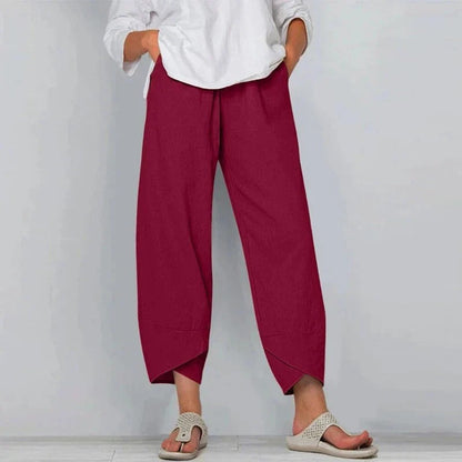 Tarni | Broek elegante y elástico de gran tamaño