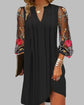 Renée | Robe Longue Femme Élégante à Manches Brodées pour Soirée 0