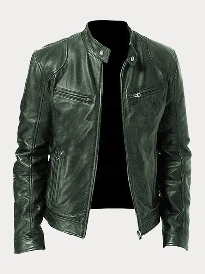 James | Chaqueta de cuero elegante 