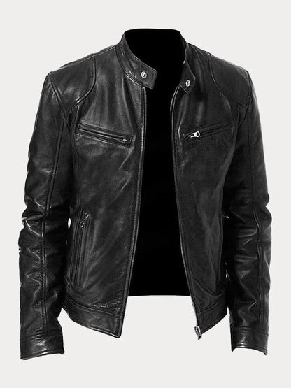 James | Stilvolle Lederjacke