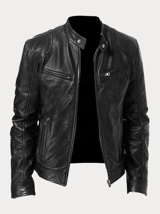 James | Chaqueta de cuero elegante 