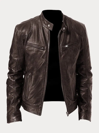 James | Chaqueta de cuero elegante 