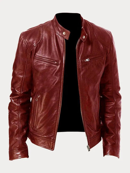 James | Chaqueta de cuero elegante 