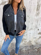 Camila™ | Chaqueta casual con cremallera y escote en V