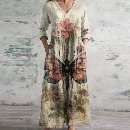 Kristen ™ | Elegante vestido maxi retro