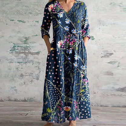 Kristen ™ | Elegante vestido maxi retro