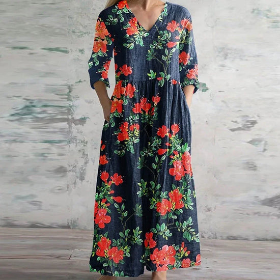 Kristen ™ | Elegante vestido maxi retro