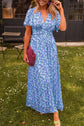 Pauline – Lange jurk met bloemenprint